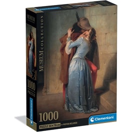 Παζλ Clementoni Museum Collection Hayez: Το Φιλί - Compact Box (1000 Κομμάτια)