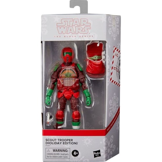 Φιγούρα Δράσης Hasbro Star Wars: Black Series - Scout Trooper (Holiday) (15cm) image 0