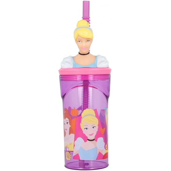 Ποτήρι Πλαστικό Gim 3D Disney Princess - 360 ml image 2