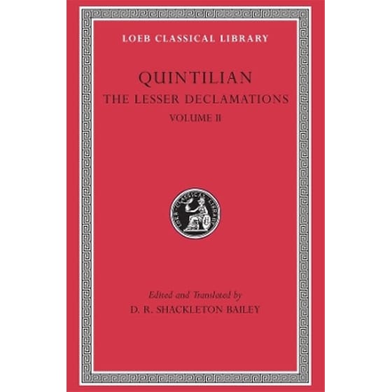 The Lesser Declamations, Volume II image 0