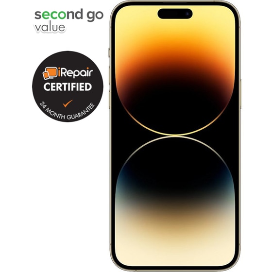 Μεταχειρισμένο Apple iPhone 14 Pro 256GB Gold second go value Certified by iRepair image 2