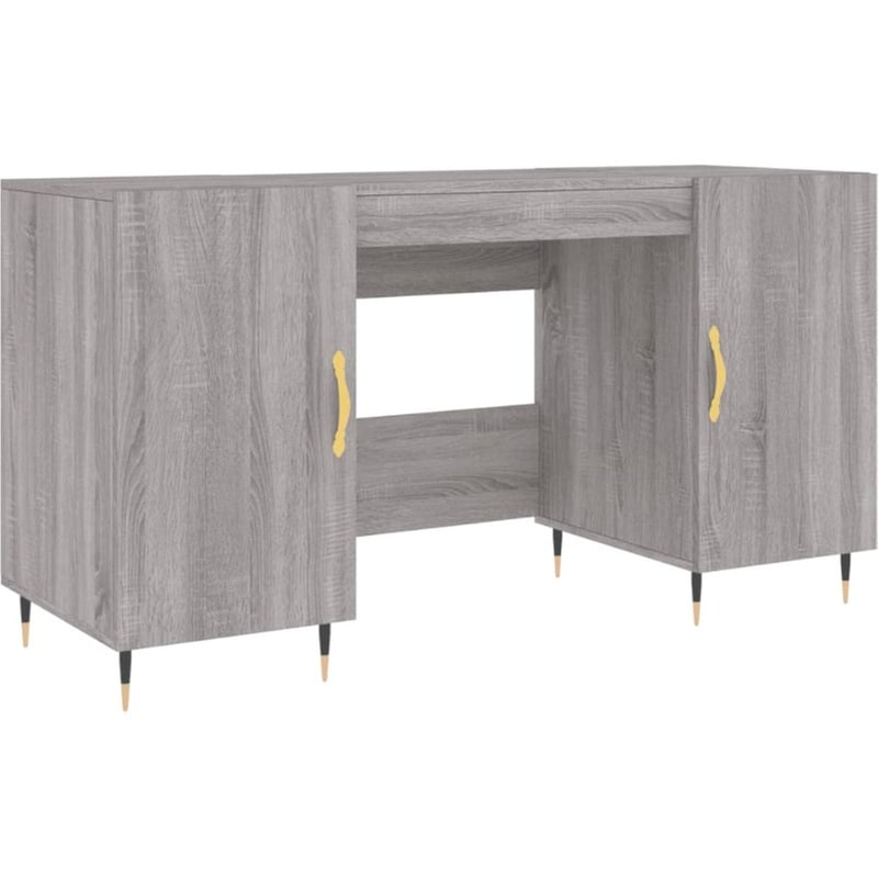 Γραφείο VidaXL από Επεξεργασμένο Ξύλο 140x50x75 cm - Γκρι Sonoma