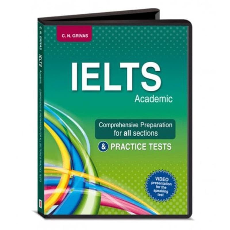 IELTS preparation practice tests audio CDs (5) DVD