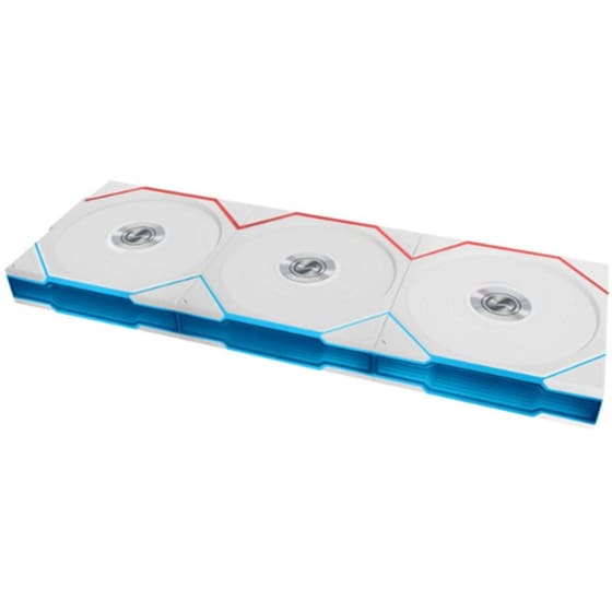 Case Fan Lian-Li Uni Fan TL Wireless LCD 120 Reverse 120mm RGB - Λευκό image 2