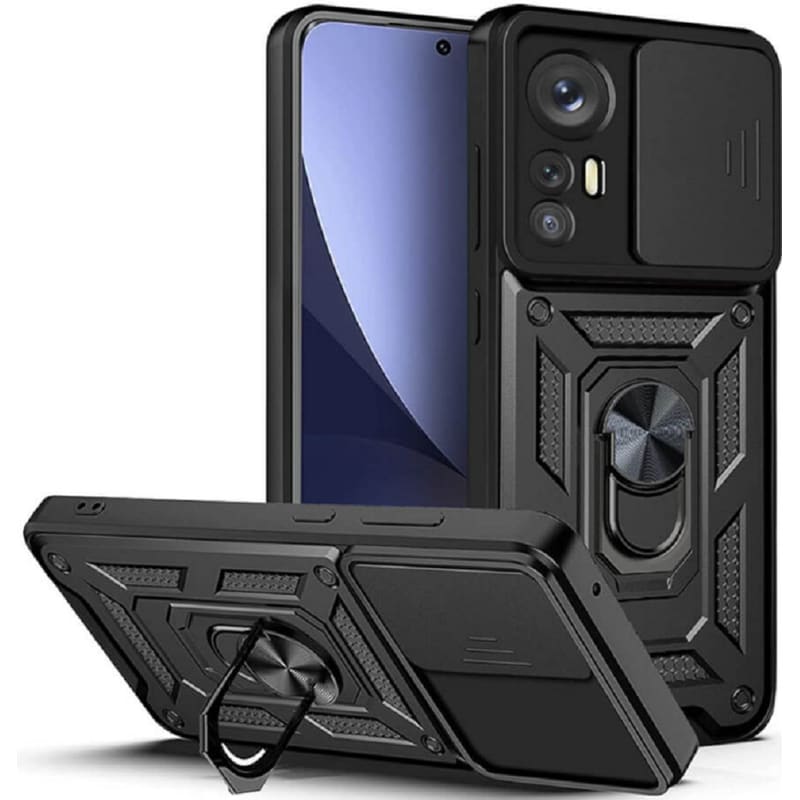 BODYCELL Θήκη Xiaomi 12 Pro - Bodycell Armor Slide - Μαύρο