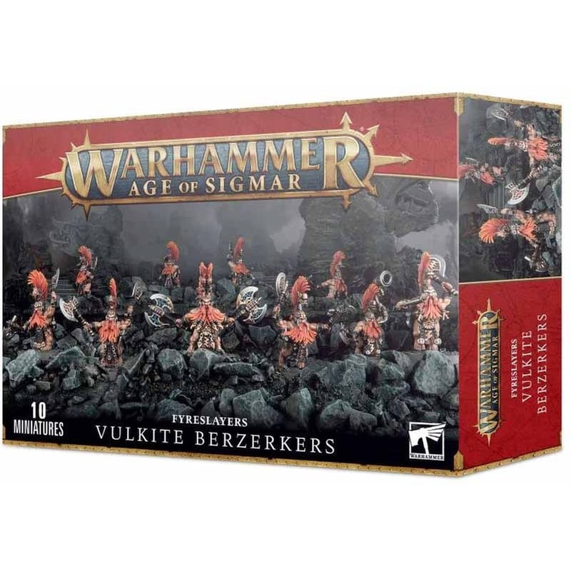 GAMES WORKSHOP Fyreslayers Vulkite Berzerkers Warhammer: Age of Sigmar GAMES WORKSHOP