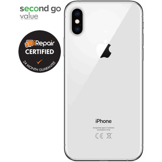 Μεταχειρισμένο Apple iPhone XS 64GB Silver second go value Certified by iRepair image 3