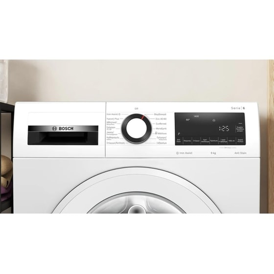BOSCH WGG244ZHGR 9 kg 1.400 Στροφές με ActiveWater Plus Λευκό Πλυντήριο Ρούχων image 2