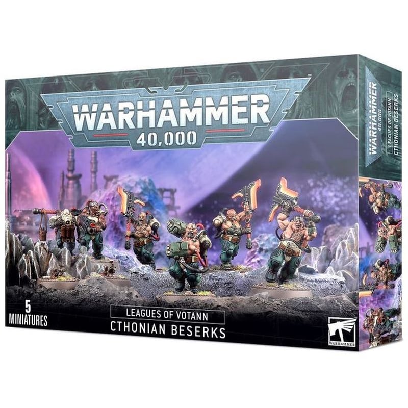 GAMES WORKSHOP Leagues Of Votann: Cthonian Berserks Warhammer 40k GAMES WORKSHOP