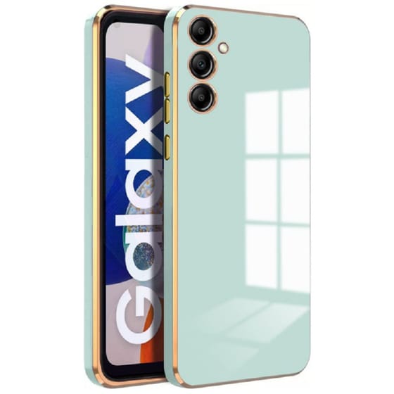 Θήκη Σιλικόνης Samsung Galaxy A13 5g - Bodycell Gold Plated - Πράσινο image 0