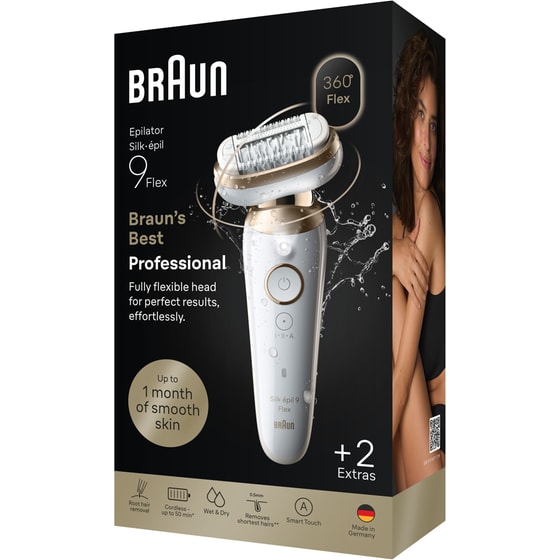 Αποτριχωτική Μηχανή BRAUN SES9-011/3D/N Λευκό-Χρυσό image 4