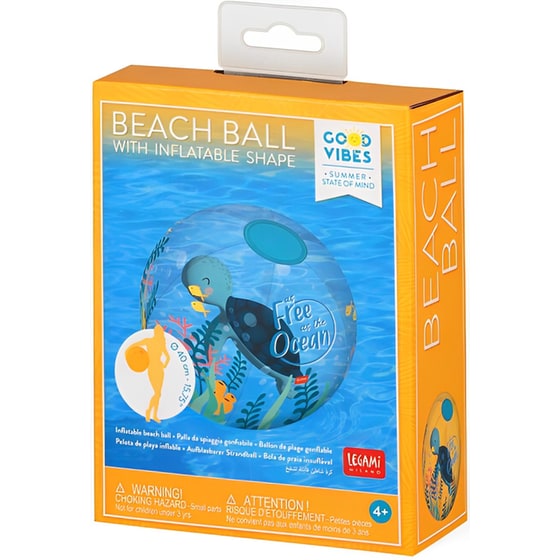 Φουσκωτή Μπάλα Παραλίας Legami 3D Sea Turtle - Μπλε image 5