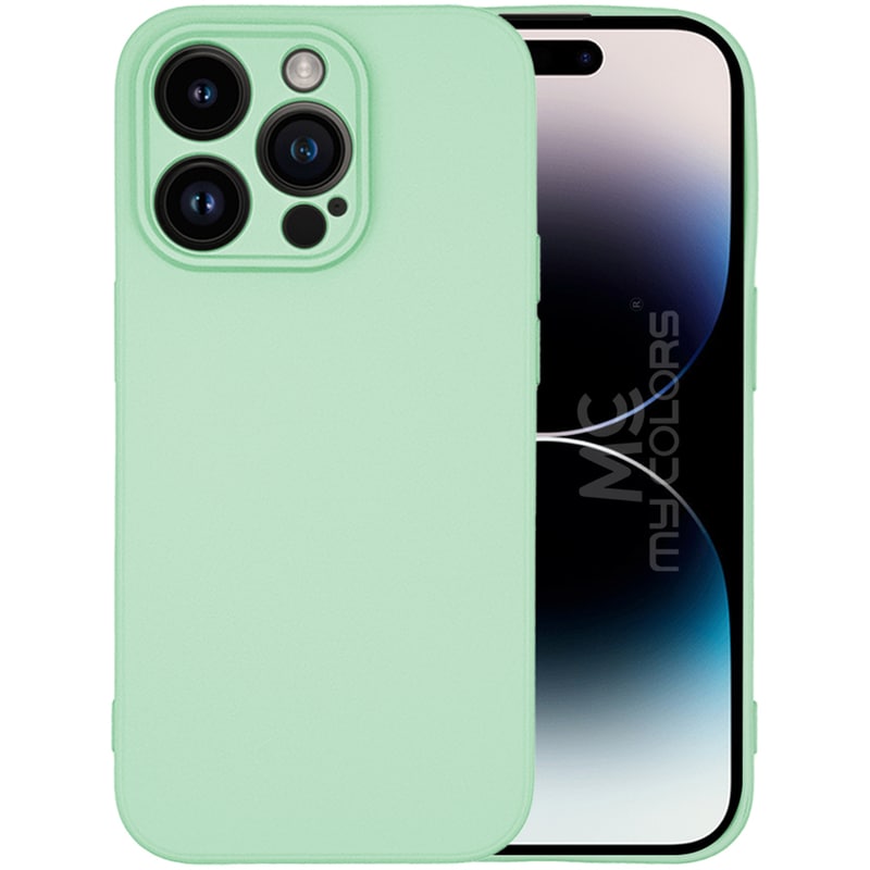 Θήκη Σιλικόνης Apple iPhone 14 Pro Max - My Colors - Βεραμάν