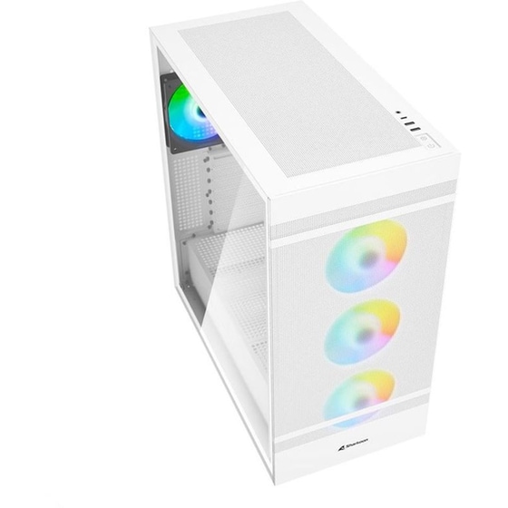 Κουτί Desktop Sharkoon Rebel C50 RGB Gaming Full Tower - Λευκό image 2