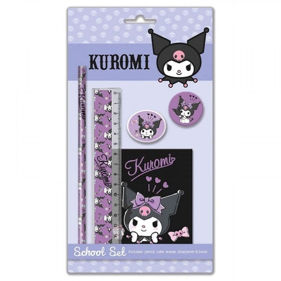 Σχολικό Σετ Graffiti Kuromi Sketch (5 Τεμάχια) image 0
