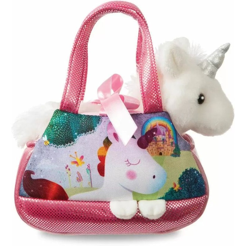 AURORA Fancy Pals (sparkle Tales Collection) Melody Unicorn Λούτρινο Μονόκερος Σε Τσαντάκι 20εκ