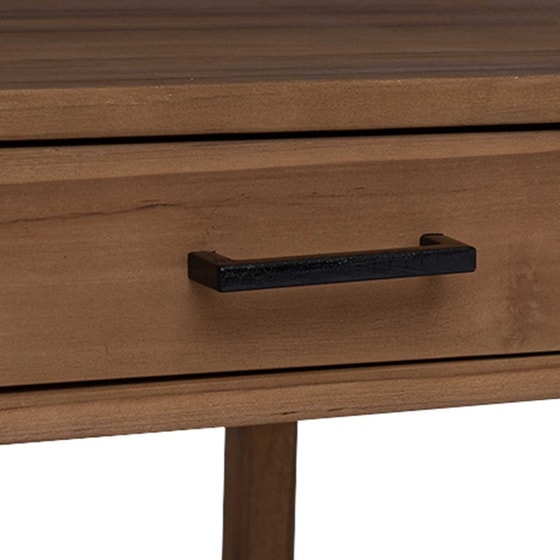 Γραφείο VidaXL με Συρτάρια από Μασίφ Ξύλο Teak 110x50x75 cm - Φυσικό image 3