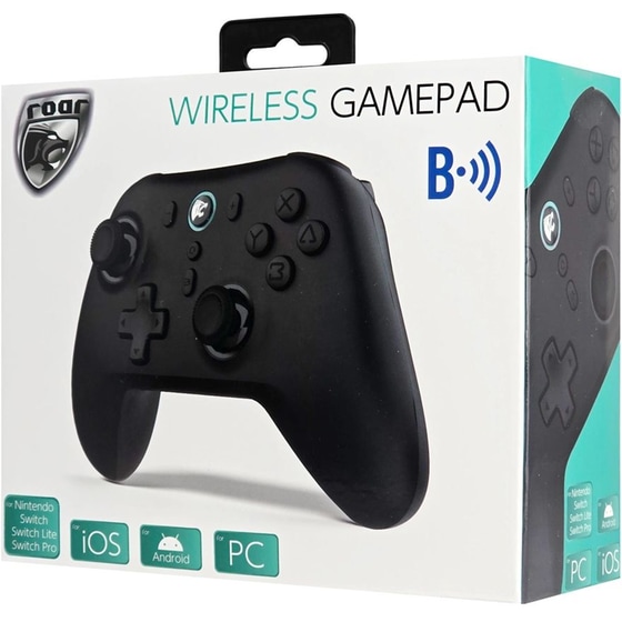 Roar RR-0025 Bluetooth Ασύρματο Gamepad για Android/PC/Switch/iOS - Μαύρο image 4