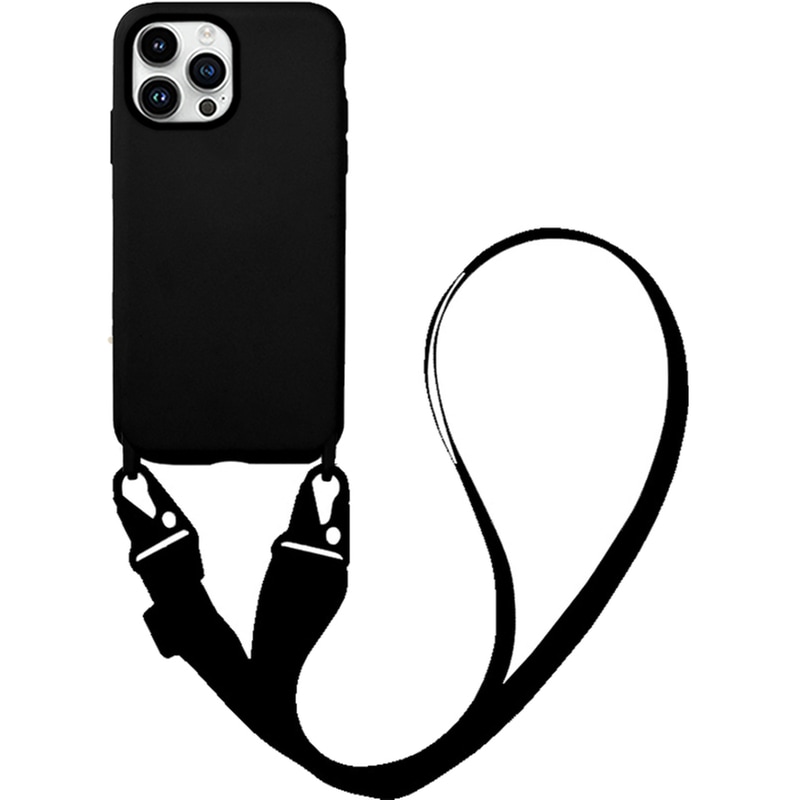 Θήκη Apple iPhone 14 Pro Max - My Colors CarryHang Strap - Μαύρο