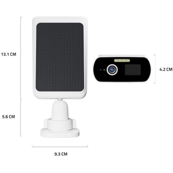 Ασύρματη IP Camera HOMBLI HBZC-0109 2K Bullet με Ηλιακό Πάνελ image 1