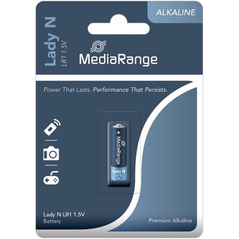 MediaRange Premium Alkaline Battery Lady N|LR1|1.5V (MRBAT116)