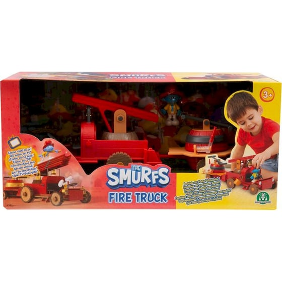 Giochi Preziosi The Smurfs Στρουμφάκια Σκουντούφλης με Πυροσβεστικό Στρουμφόχημα image 1