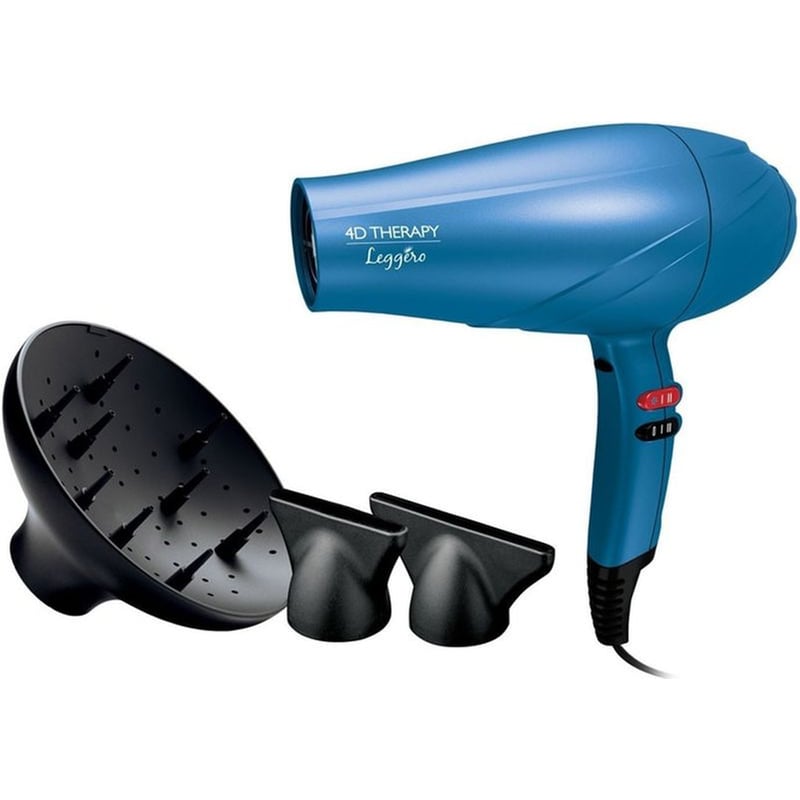 GA.MA Επαγγελματικό Σεσουάρ Μαλλιών GA.MA A21 Leggero Ozone Ion 4D 2400 W Μπλε