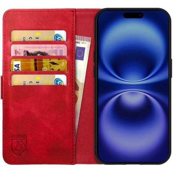Θήκη Apple iPhone 16 Pro Max - Rosso Element PU Πορτοφόλι - Red image 0