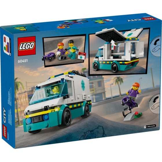 LEGO® City Emergency Ambulance (60451) image 3