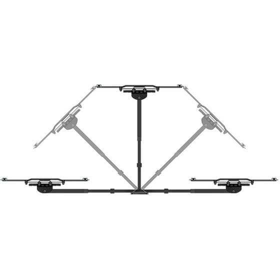 Βάση Τηλεόρασης Επιτοίχια Meliconi Slimstyle 400 SDR Plus Διπλού Βραχίονα με Ρύθμιση Κλίσης για 40"-82" έως 30 kg image 4