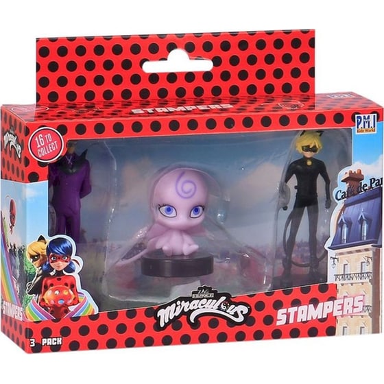 Σφραγίδες P.M.I Miraculous 3 Pack - Τυχαία Επιλογή image 1