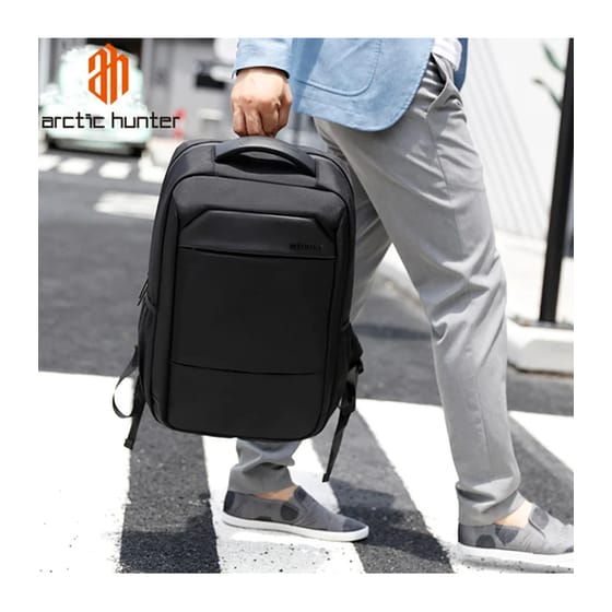 Τσάντα Laptop Arctic Hunter B00111C 15.6" Αδιάβροχη - Μαύρο image 3