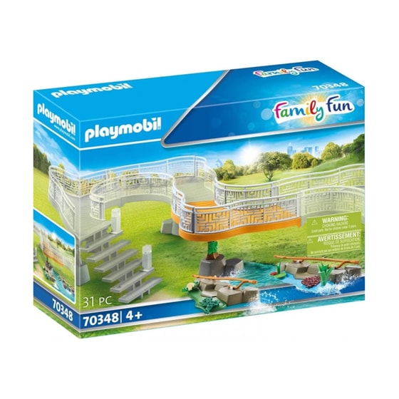 PLAYMOBIL® Family Fun Επέκταση Εξέδρας Μεγάλου Ζωολογικού Κήπου (70348) image 0