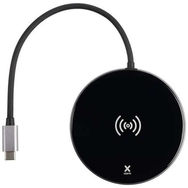 XTORM USB Hub XTORM με ασύρματη φόρτιση - Μαύρο