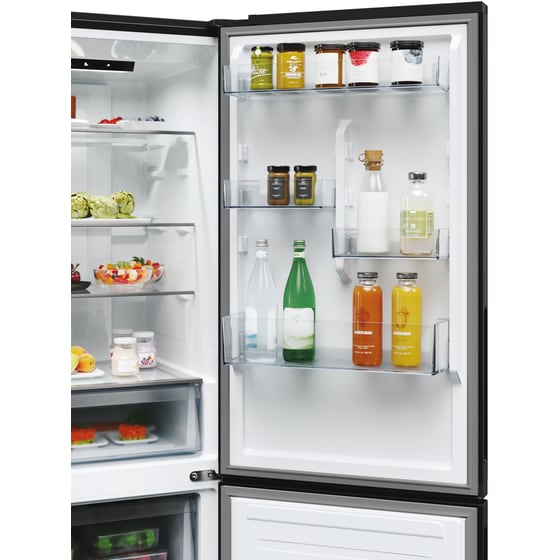 CANDY Fresco ECN2CQTEB186 Total No Frost 355 Lt Μαύρο Ψυγειοκαταψύκτης image 5
