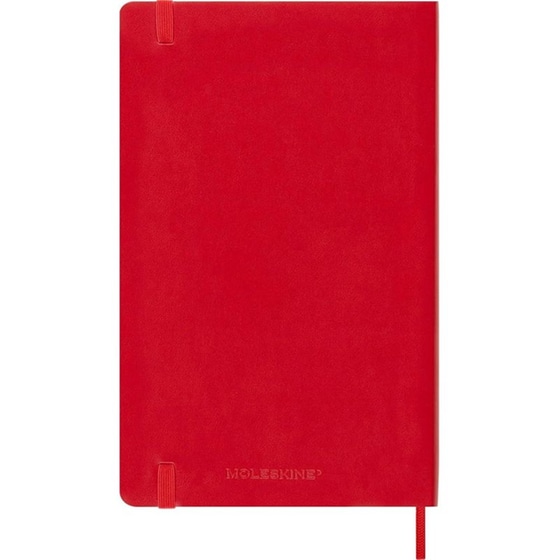 Ημερολόγιο Εβδομαδιαίο Moleskine 2025-2026 18Μ Large Scarlet Red Soft image 2