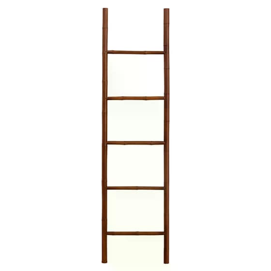 Κρεμάστρα Σκάλα από Bamboo T-d 9638160 45x2.5x170 cm - Καφέ image 0
