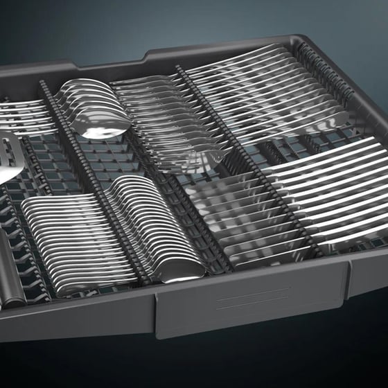 SIEMENS iQ300 SN53ES27VE για 14 Σερβίτσια Εντοιχιζόμενο Πλυντήριο Πιάτων Μαύρο/Inox image 6