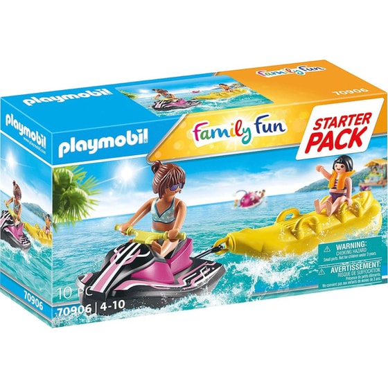 PLAYMOBIL® Family Fun Starter Pack Jet Ski και Φουσκωτή Μπανάνα (70906) image 0