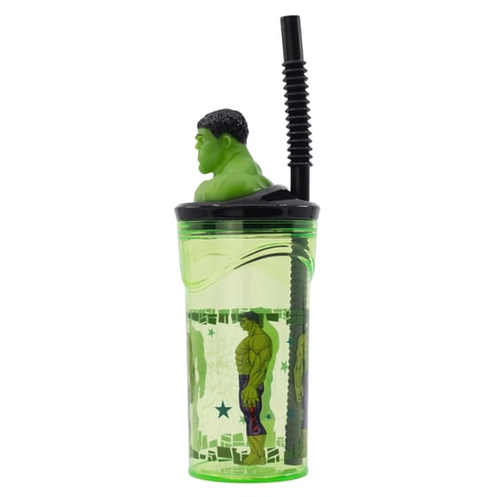 Ποτήρι 3D Stor Hulk Πλαστικό 360 ml - Πράσινο/Μαύρο image 2