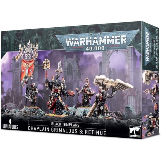 Black Templars Grimaldus And Retinue Warhammer 40k GAMES WORKSHOP image 0