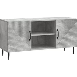Έπιπλο Τηλεόρασης VidaXL 102x34.5x50 cm - Γκρι Σκυροδέματος