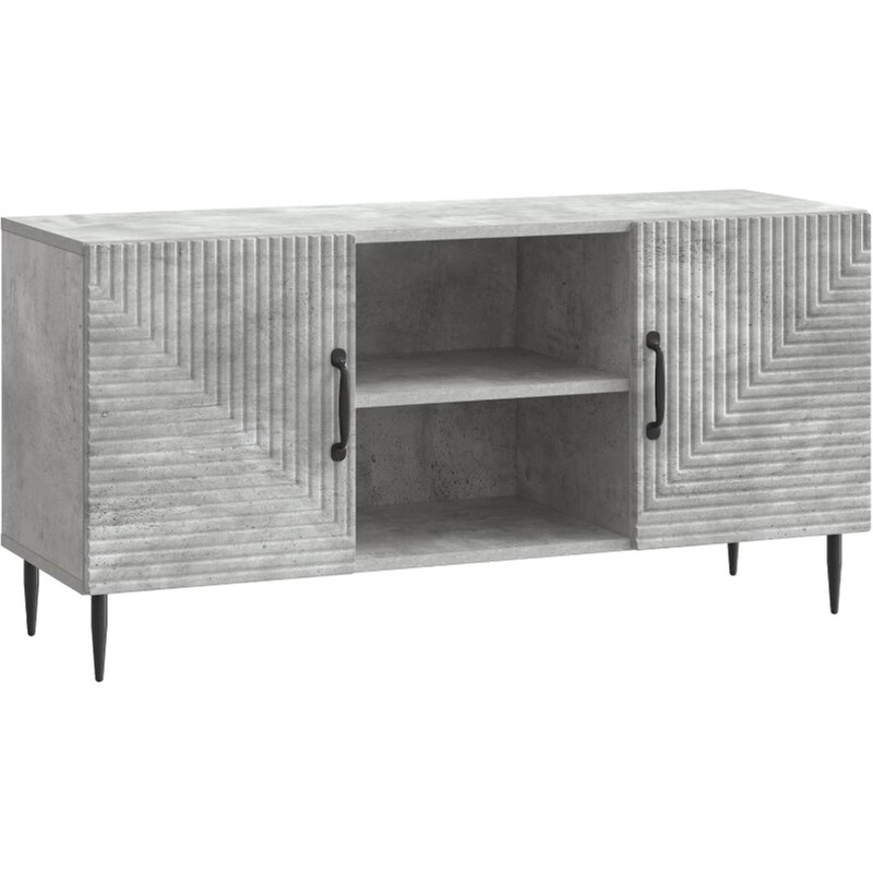 Έπιπλο Τηλεόρασης VidaXL 102x34.5x50 cm - Γκρι Σκυροδέματος