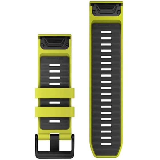 Λουράκι Garmin QuickFit 26 Silicone Band για Garmin QuickFit 26mm - Amp Yellow with Graphite image 1