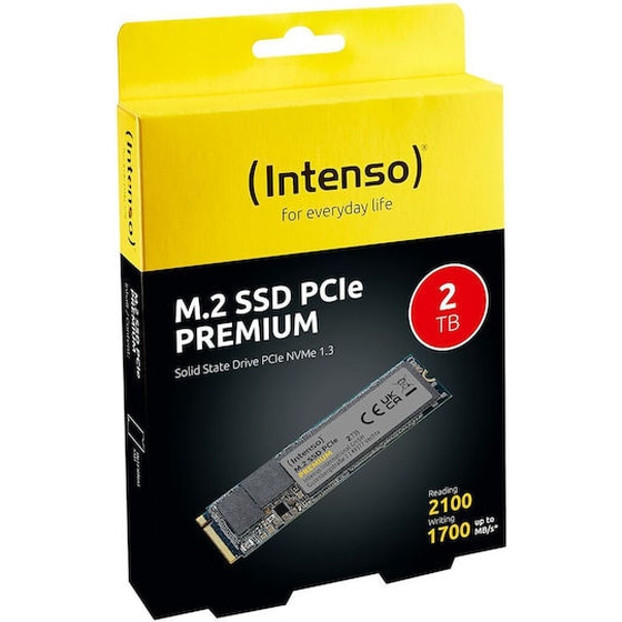Εσωτερικός Σκληρός Δίσκος SSD Intenso Premium 3835470 2TB M.2 PCIe Gen3x4 NVMe 1.3 image 2