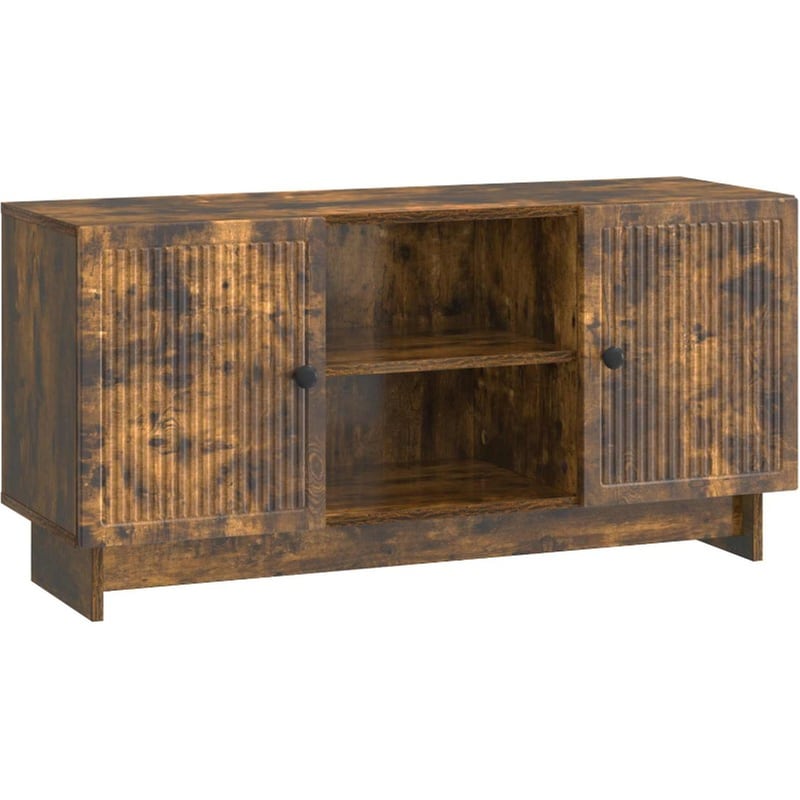 Έπιπλο Τηλεόρασης VidaXL 102x34.5x50 cm - Καπνισμένο Ξύλο Δρυός