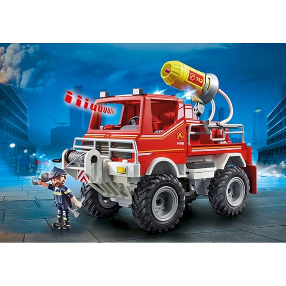 PLAYMOBIL® Action Heroes Όχημα Πυροσβεστική με Τροχαλία Ρυμούλκησης (9466) image 2