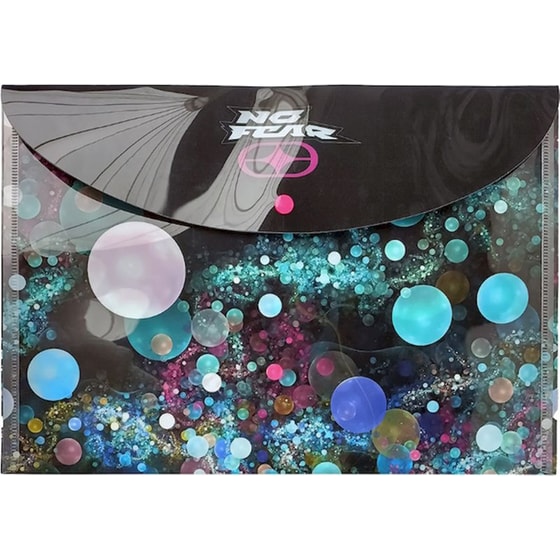 Φάκελος No Fear Με Κουμπί A4 Color Space Blue image 0