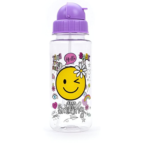 Παγούρι&nbsp;Tri-Coastal&nbsp;Design&nbsp;Πλαστικό&nbsp;Με&nbsp;Καλαμάκι&nbsp;414ml&nbsp;Smile image 0