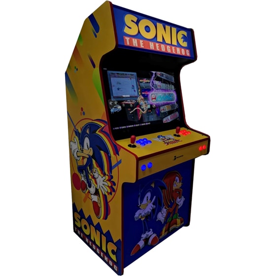 Ρετρό Κονσόλα Up-Right MVS XL 32" Sonic Cover με φωτιζόμενα κουμπιά image 0